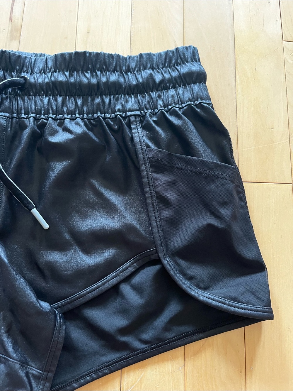 Victoria's Secret Black Athletic Shorts with Drawstring - Picture 4 of 8